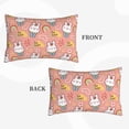 thumbnail image 3 of Haiem Pillowcase for Hair and Skin Queen - Rabbit So Cute Printed Soft Pillowcase with Envelope Closure-14"x20", 3 of 8