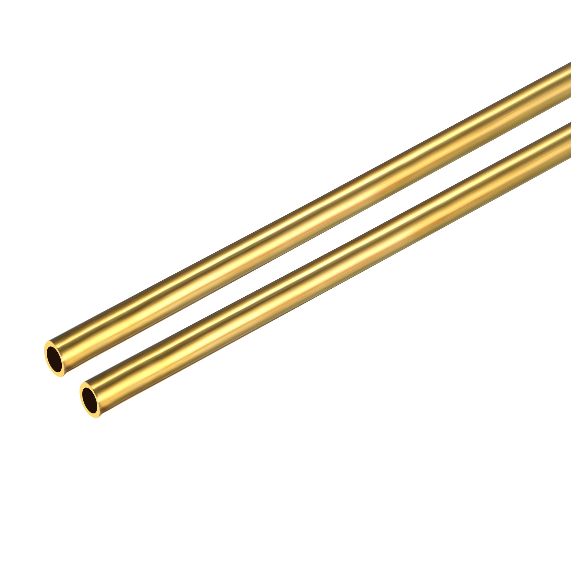 uxcell 1mm x 3mm x 500mm Brass Pipe Tube Round Bar Rod for RC Boat 