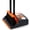 A Orange Broom and Dustpan, variant on Broom and Dustpan Set with 52" Long Handle for Home Kitchen Room Office Lobby Floor Use Upright Stand Up Stand Up Broom with Dustpan Combo
