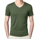 thumbnail image 2 of pstuiky Camisas casuales de manga corta para hombre, Camisa/camiseta informal de verano para hombre, con cuello redondo y botones lisos, para uso diario y al aire libre xxl, 2 of 6