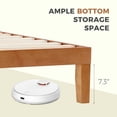 thumbnail image 5 of MAYEERTY Twin Size 1100 LBS Heavy Duty Solid Wood Bed Frame Mattress Base with Headboard Wooden Slat Support No Box Spring Needed, 5 of 6