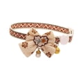thumbnail image 2 of Gargantilla para con lazo, ajustable, elegante, accesorio para el cuello de mascotas, suministros para gatos, gargantilla decorativa para gatitos, 2 of 8
