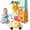Battery-Operated Dan, variant on Dancing Talking Giraffe Toy, Musical Stuffed Plush with 10 Children's Songs, Repeats What You Say, Cute Interactive Singing Giraffe Gift for Baby and Kids 1-3 Years Old