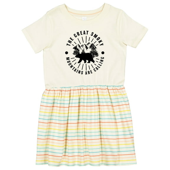 Inktastic The Great Smoky Mountains Are Calling Girls Toddler Dress
