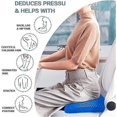 thumbnail image 2 of Gel Seat Cushion Orthopedic Decubitus Seat Cushion Gel Cushion Chair Cushion With Non-slip, 2 of 5