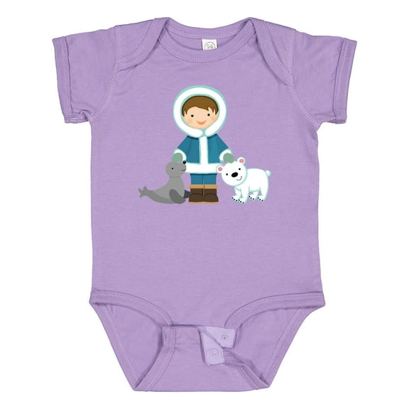 Inktastic Eskimo Boy Cute Alaska Boys Baby Bodysuit