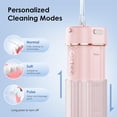 thumbnail image 2 of Travel Water Flosser for Teeth, Portable Water Flossers, Water Dental Flosser, Cordless Water Flosser with IPX7 Waterproof, 5 Jet Tips and 3 Modes, 2 of 5