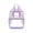 Purple, variant on Clear Backpack, Heavy Duty Transparent Backpack With Handle, Vinyl Large Capacity Clear Backpack For School, Stadium Approved Travel Commute