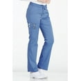 thumbnail image 4 of Dickies Essence Medical Scrubs Pant for Women Mid Rise Straight Leg Drawstring Plus Size DK106, 4XL, Ciel Blue, 4 of 7