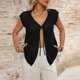 thumbnail image 5 of Usted Es Más Que una Camisa de Puntuación de Prueba Sexy de Manga Corta Lentejuelas Suelta V-Cuello Blusa, Camisa Casual de Poliéster para las Mujeres, Lavado de Manos de la Moda Superior, 5 of 7