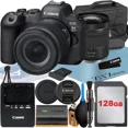 thumbnail image 1 of Canon EOS R6 Mark II Appareil Photo Sans Miroir avec Objectif RF 24-105mm + Carte Mémoire 128 Go + Étui + Flash LED + Ensemble d'Accessoires ZeeTech, 1 of 8