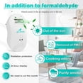 thumbnail image 4 of Ionizer Air Purifier For Home Negative Ion Generator Air Cleaner Remove Formaldehyde Smoke Dust Puri, 4 of 5