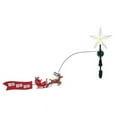thumbnail image 1 of Kurt S. Adler AD3001 19.7 in. LED Star Tree Topper with Rotating Santa, Multi Color, 1 of 4