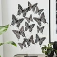 thumbnail image 1 of Baohd Add Of Color With Colorful Butterflies Wall Stickers Decorative Butterflies Simulated Butterflies Home Decor LK12 black 1Set, 1 of 6