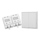 thumbnail image 5 of Kit de interruptor de luz inalámbrico, 433,92 MHz, sensible a larga distancia, interruptor y receptor de panel remoto de 2 vías, 100-240 VCA, 5 of 5
