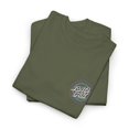 thumbnail image 3 of SCREAMING PANTHER Santa Monica Airlines Natas Kaupas Skateboard T Shirt Print - Military Green / XL, 3 of 5