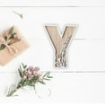 thumbnail image 4 of 5 Inch Wooden Letters for Wall Decor, Flowered Paintable Wooden Nursery Letters for Crafts Wood Alphabet Letter for Birthday Xmas Nursery Name Sign Wedding Home Decoration, 4 of 5