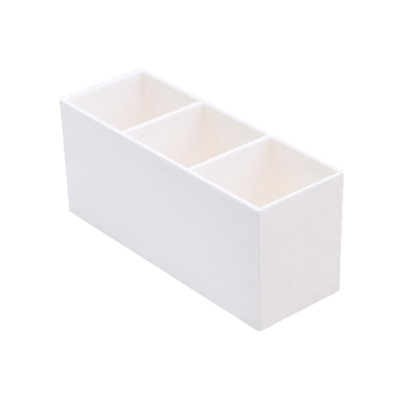 Multi Compartment Desktop Organizer Box, Pen Holder and Makeup Brush Storage for Stationery, Tidy Desk Solution for Home Office and Study Desk Organization