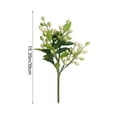 thumbnail image 3 of Artificial Plants Olive Branch in Glass Vase, 15.35" Fake Plant Greenery Stems with Olive Branches Faux Eucalyptus Stems, for Centerpieces Decoration,Home Decor,Coffee Table Decor, 3 of 6