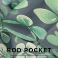 thumbnail image 4 of St Patricks Day Sheer Curtains 84 Inches Long Shamrock Pattern 2 Panels Rod Pocket Voile Window Curtain Set Drapes for Living Room Bedroom Dining Room, 52 W x 84 L, 4 of 6
