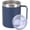 Navy Blue, variant on 12 oz Insulated Tumbler with Lid and Handle for Hot and Cold Drinks, Cold Iced Travel Coffee Mug no Spill for Adults, Reusable Stainless Steel Water Cup Thermal for Kitchen Outdoor