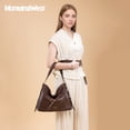 thumbnail image 6 of Montana West Hobo Shoulder Bag for Woman Adjustable Belt Buckle Hobo Bags with Adjustable Strap, Coffee, 6 of 7