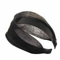 thumbnail image 2 of Gephdiin Bandana Hair Accessories for Women Fashion Solid Silk Simple Hairband Women Hair Head Hoop Girls Hair Headband Scrunchies for Women Hair Ties Black One Size, 2 of 2