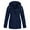 Navy, variant on QIPOPIQ Clearance Rain Jackets for Women Solid Rain Jacket Waterproof Outdoor Plus Size Hooded Raincoat Windproof Fall Jackets for Women