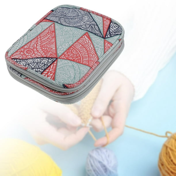 Crochet Hook Case Empty Crocheting Pouch Carrying Case Lightweight