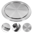 thumbnail image 3 of 2X Trash Can Lid Simple Trash Grommet Embedded Countertop Round Cover Swing Flap Trash Bin Lid for Kitchen Bathroom, 3 of 8