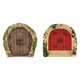 thumbnail image 1 of Puerta Hadas Casa Muñecas Elfo en Miniatura Artesanía para Árboles Jardín (6), 1 of 9