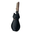 thumbnail image 1 of Bolsos de mano para mujer, divertido bolso de diseño de PU con cremallera, bolso cruzado de hombro para mujer, gato Negro, 1 of 7
