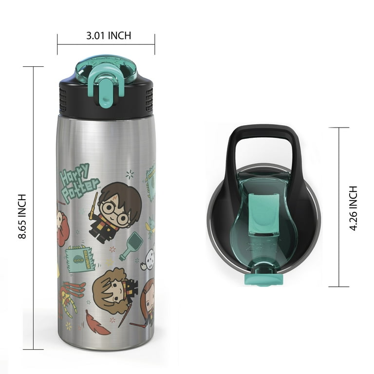 Zak Designs 27 oz. Harry Potter Stainless Steel Water Bottle with