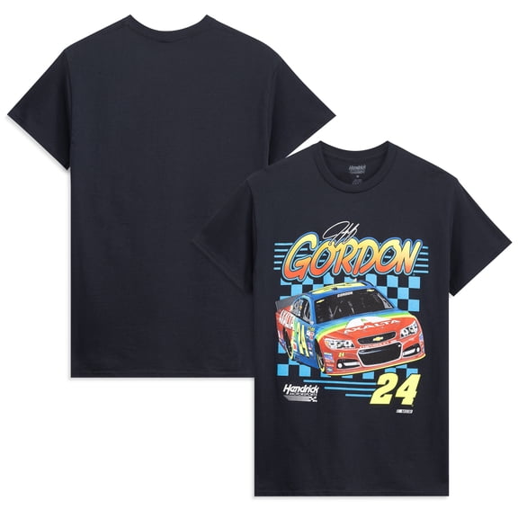Men's Hendrick Motorsports Team Collection Black Jeff Gordon Axalta #24 Throwback T-Shirt