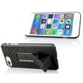 thumbnail image 6 of NAKEDCELLPHONE'S BLACK RUBBERIZED KICKSTAND CASE COVER + BELT CLIP HOLSTER STAND FOR APPLE iPHONE 7/8 PLUS (5.5"), 6 of 10