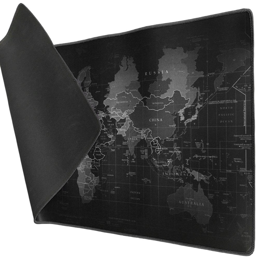 Extended Super Large World Map Design Keyboard Mouse Pad Anti Skid Extended Super Large World Map Design Keyboard Mouse Pad Anti Skid Rubber Base Durable Mousepad Mat Table