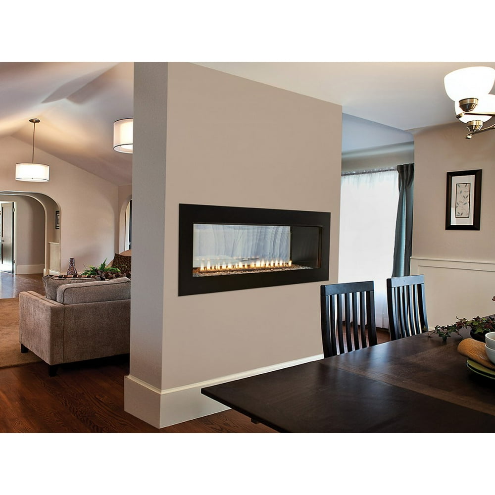 American Hearth Boulevard 48" Linear SeeThrough Vent Free Fireplace