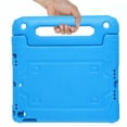 thumbnail image 4 of ELEHOLD for iPad 6th 5th Generation Pro 9.7 Inch Rugged Full Body Case,Kids Friendly EVA Foam Cover with Built-in Screen Protector Kickstand Function Handle Grip Shockproof Protective Case,Blue, 4 of 9