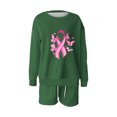 thumbnail image 3 of DecSea Sweatsuit For Women Outfits Set Long Sleeve Crewneck Sweatshirt And Lounge Shorts Matching Tracksuit, 3 of 3