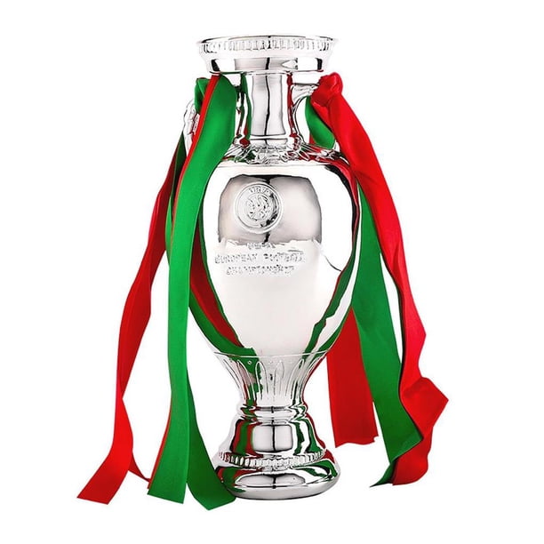 Greeniant Trofeos de ganadores de la Copa Europea 1:1, modelo de trofeo de fútbol europeo, modelo de trofeo de campeón 2021, colección de objetos de Ropa Deportiva, Zapatos Numero 3 Greeniant OD016725-03