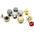 thumbnail image 4 of 6 pcs 11mm Round Screw Back Studs Cone Spike Rivets Handbag Purse Feet Leathercraft Decorations VT106 (Brushed Brass), 4 of 6