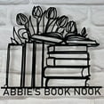 thumbnail image 4 of Handmadetneonsign Book Flower Metal Wall Art Light, Flower Metal Sign Wall Decor, Flower Metal Decor, 4 of 4
