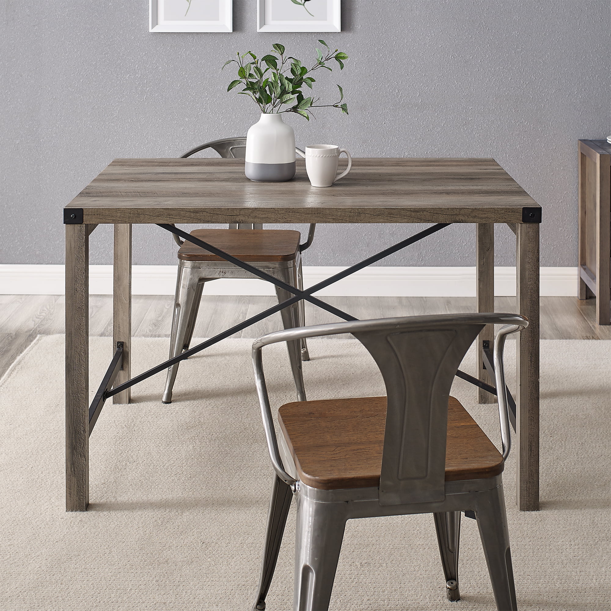 Manor Park Rustic Farmhouse Dining Table $68.47 at Walmart