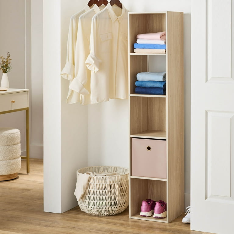 Mainstays 5 Cube Vertical Storage Organizer, Spring Pine - Walmart.com