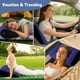 thumbnail image 4 of Cojín Inflable Tipo Cuña para el Cuerpo, Ayuda para la Postura de Yoga, Cojín Triangular para Dormir, Elevar las Piernas y Viajar., 4 of 5