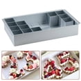 thumbnail image 2 of Yuarrent Rectángulo Aleación de aluminio Tipo móvil Rompecabezas alfanumérico Tipo móvil Hornear Pastel Molde Número Latas Molde Cocina y Comedor Yuarrent HA019247-00, 2 of 6