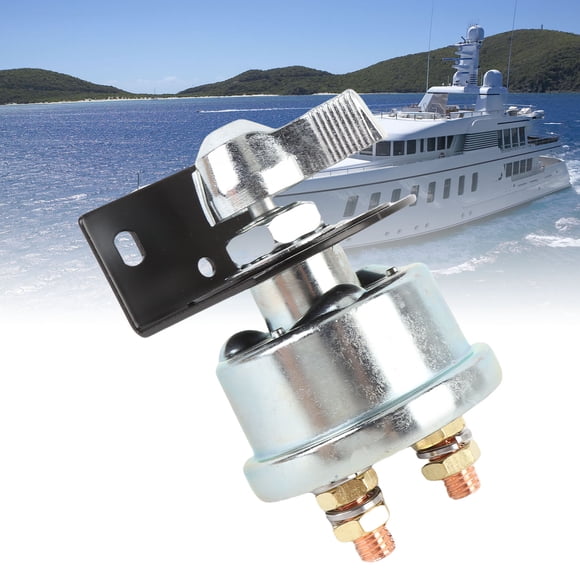 Battery Disconnect Switch, 200A Heavy Duty Battery Isolator Switch DC12-48V Water Proof with Side Post Mounting Bracket for Car Boat RV Truck ATV