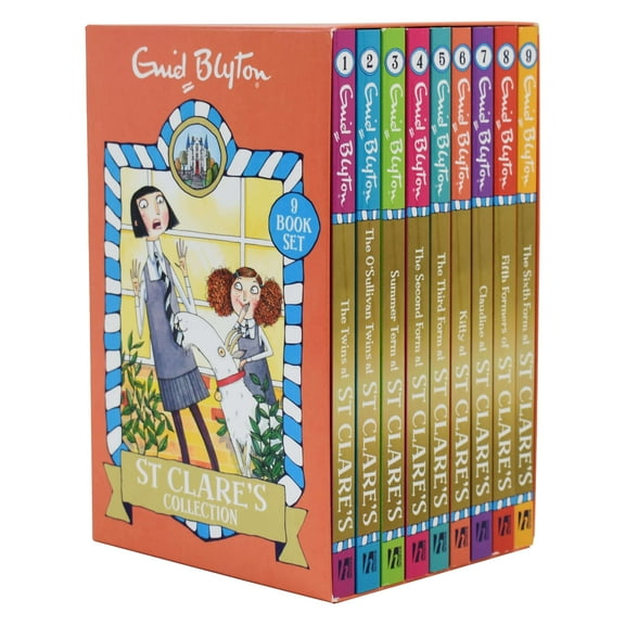 St Clare's Collection 9 Books Box Set By Enid Blyton â€“ Ages 9-14 - Paperback