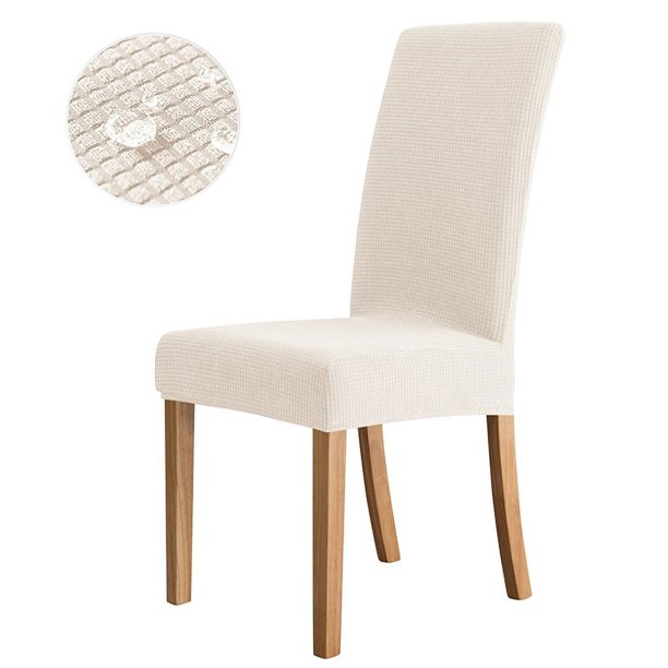 Funda elástica para silla de comedor de hotel para el hogar, funda impermeable de franela con grano de maíz