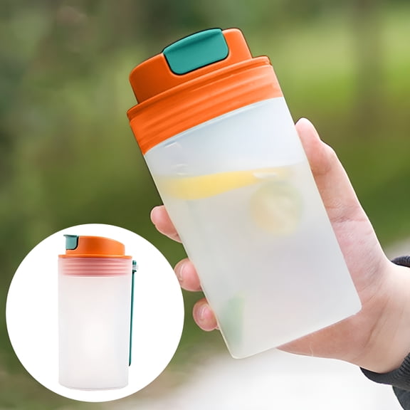 ACDANC Shaker Bottle, Transparent 350Ml/12Oz Protein Shaker Bottle with Hanging Strap, Shaker Cups for Protein Shakes, Shaker Bottle for Gym, Home, Outdoor Camping, Drink Shaker